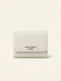 Cartier mini leather wallet with rose-gold plaque - British product