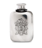 Dunhill mini flask with coat of arms engraving 45ml (British brand)