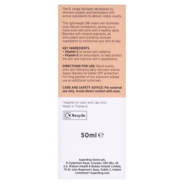 B. Enhance BB Cream SPF30 Light shade - British product