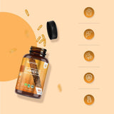 WeightWorld turmeric capsules with ginger and black pepper 180 capsules, UK version