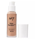 No7 Stay Perfect Foundation SPF30 30ml - McGrocer