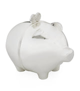 Harrods Wedgwood Infinity Silver Plate Piggy Bank Baby Gift- Buy online at McGrocer
