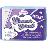 Superdrug Bomb Cosmetics Black Jasmine Shower Soap Scrub Solid Exfoliator- Buy online at McGrocer