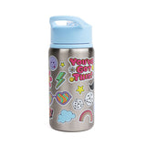Superdrug Myga Children Sticker Splash Metal Water Bottle- Buy online at McGrocer