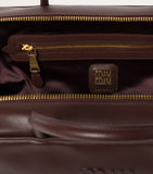 Miu Miu Beau top-handle bag in Italian calfskin leather, imported from the UK