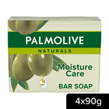 Superdrug Palmolive Naturals Moisture with Olive Bar Soap 4 Pack- Buy online at McGrocer