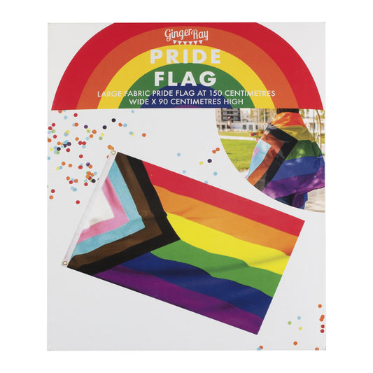 Ginger Ray Flag Pride Progress Fabric Large GOODS Sainsburys   