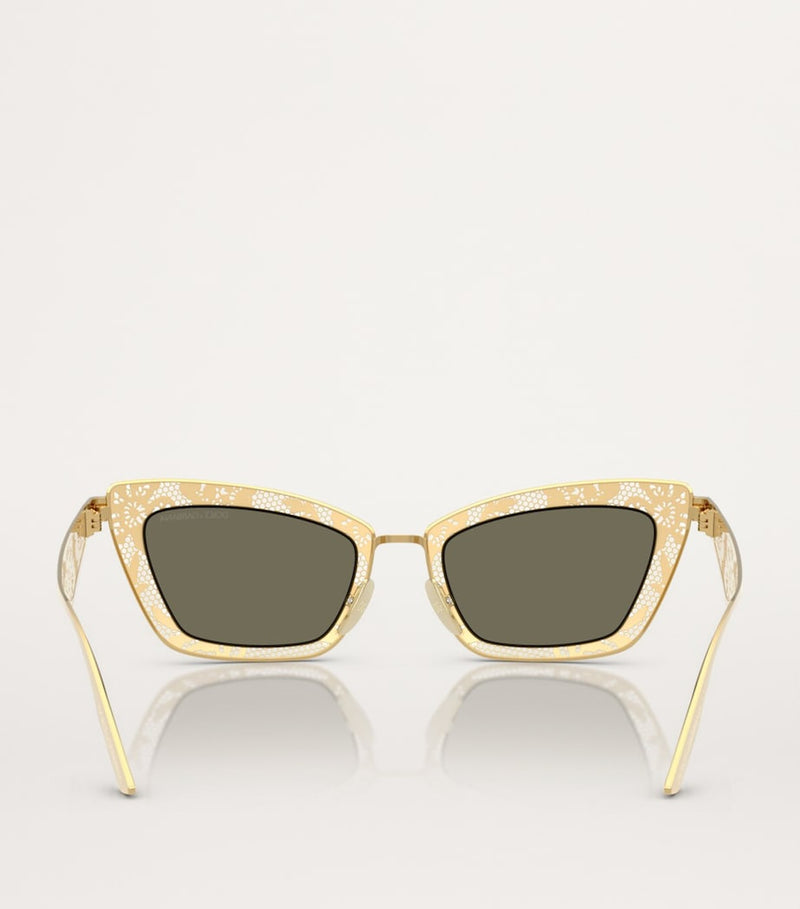 Dolce&Gabbana steel square sunglasses (British brand)