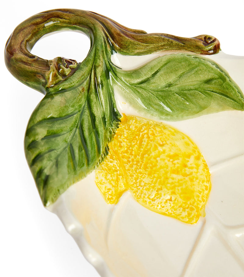 Les-Ottomans lemon starter plate, UK version