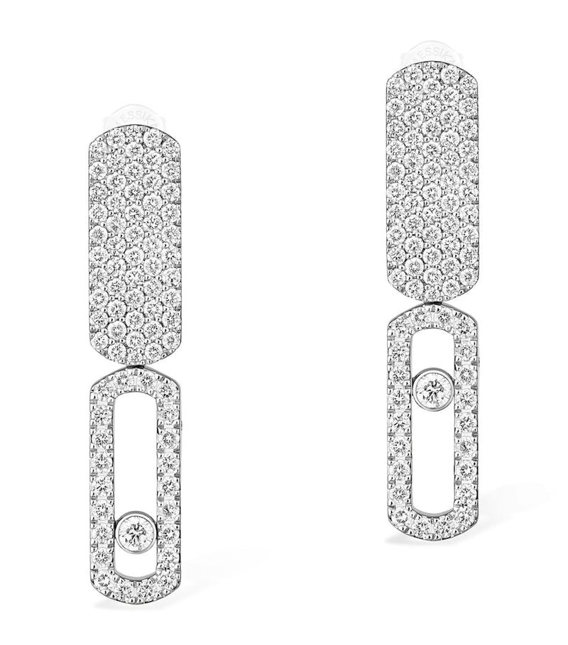 Messika Imperial Move white gold diamond earrings 0.70ct (British brand)