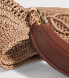 Chloé raffia banana shoulder bag (British brand)
