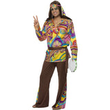 Superdrug Smiffys Psychedelic Hippie Man Costume- Buy online at McGrocer