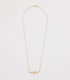 Jennifer Meyer yellow gold manifest necklace - British product