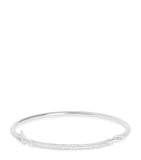 Astrid & Miyu pavé knot bangle, imported from the UK