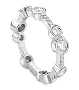Harrods Boodles Platinum and Diamond Waterfall Ring- Buy online at McGrocer