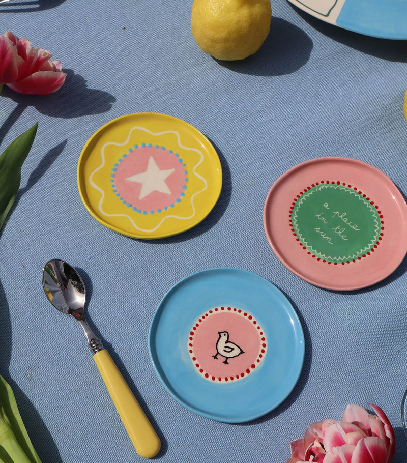 Laetitia Rouget A Place in the Sun jewellery plates 10cm, UK version