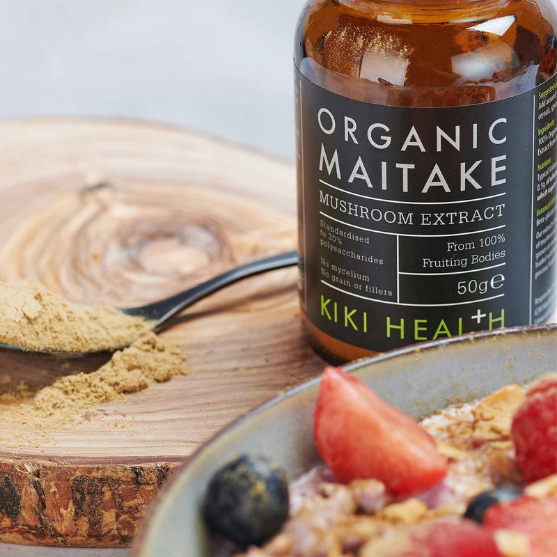 KIKI Health Organic Maitake Mushroom Extract Powder 50g, imported from the UK
