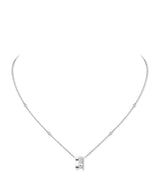 Harrods Messika Move Romane White Gold Diamond Pendant Necklace (0.31ct, 45cm)- Buy online at McGrocer