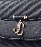 Jimmy Choo Curve quilted leather cross-body bag - British product