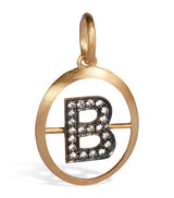 Harrods Annoushka Yellow Gold and Diamond Initial B Pendant- Buy online at McGrocer