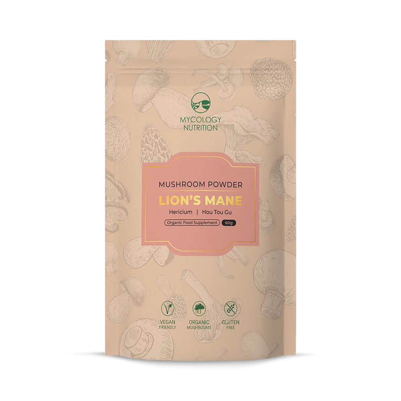 Mycology Nutrition organic Lion's Mane powder 60g, UK version