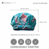 Hydréa London luxury shower cap for bath and shower, UK version