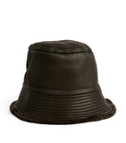 Yves Salomon merino lambskin bucket hat, UK version