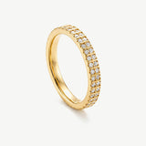 Superdrug MUCHV Gold Stacking Cubic Zirconia Ring- Buy online at McGrocer