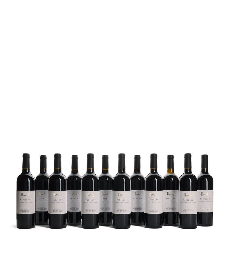 Harrods Pauillac Bordeaux red wine 12 bottles, UK version