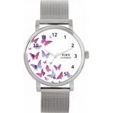 Superdrug Toff London White Ladies Purple Butterfly Watch- Buy online at McGrocer