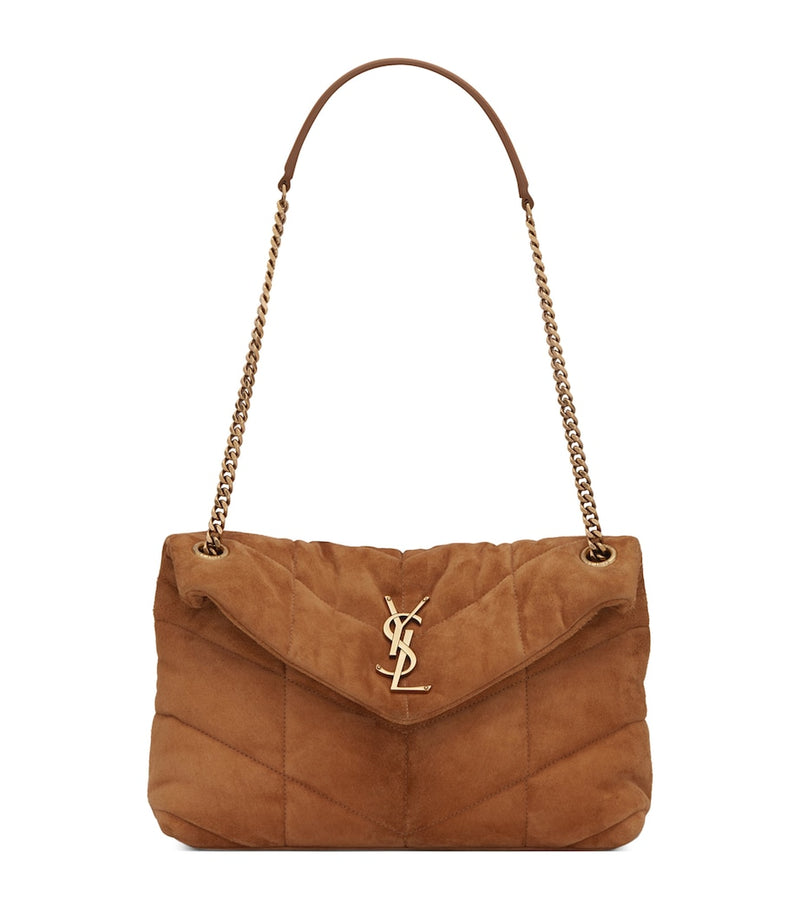 Saint Laurent Loulou Puffer small shoulder bag, imported from the UK