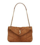 Saint Laurent Loulou Puffer small shoulder bag, imported from the UK