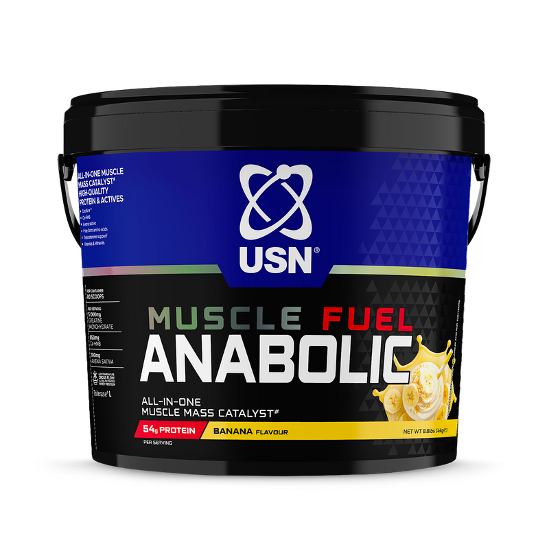 USN Muscle Fuel Anabolic banana protein powder 4kg - British product