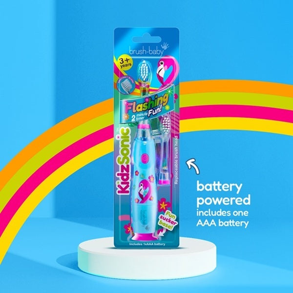 Brush Baby Flamingo Kids Electric Toothbrush - British product