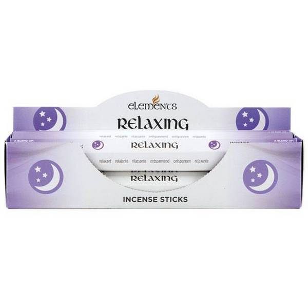 Elements Relaxing Incense Sticks Pack of 6, imported from the UK