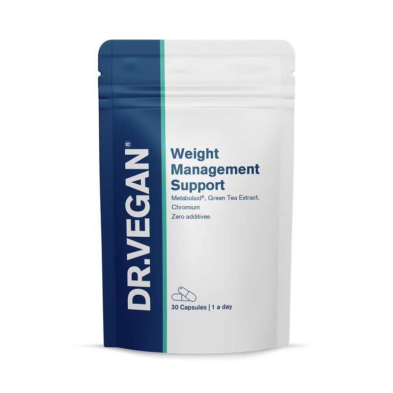 DR.VEGAN Weight Management Support 30 capsules, imported from the UK
