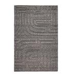 The Rug Company wool Folk Slate rug 2.74m x 1.83m (British brand)