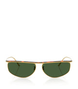 Harrods Oliver Peoples Steel 1986C Irregular Oval Sunglasses- Buy online at McGrocer