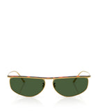 Oliver Peoples 1986C steel oval sunglasses, imported from the UK