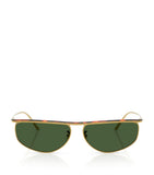 Oliver Peoples 1986C Stahl-Oval-Sonnenbrille, importiert aus dem Vereinigten Königreich