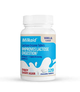 Superdrug Milkaid Vanilla Chewable Tablets for Lactose Intolerance 120- Buy online at McGrocer