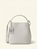Mulberry Islington bucket bag in Salcombe Sand suede, UK version