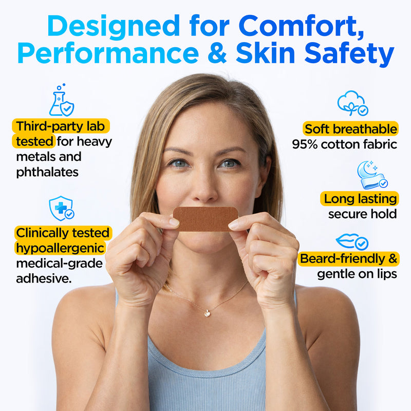 Inner Vitality Nasal Harmony mouth tape 32 strips, UK version