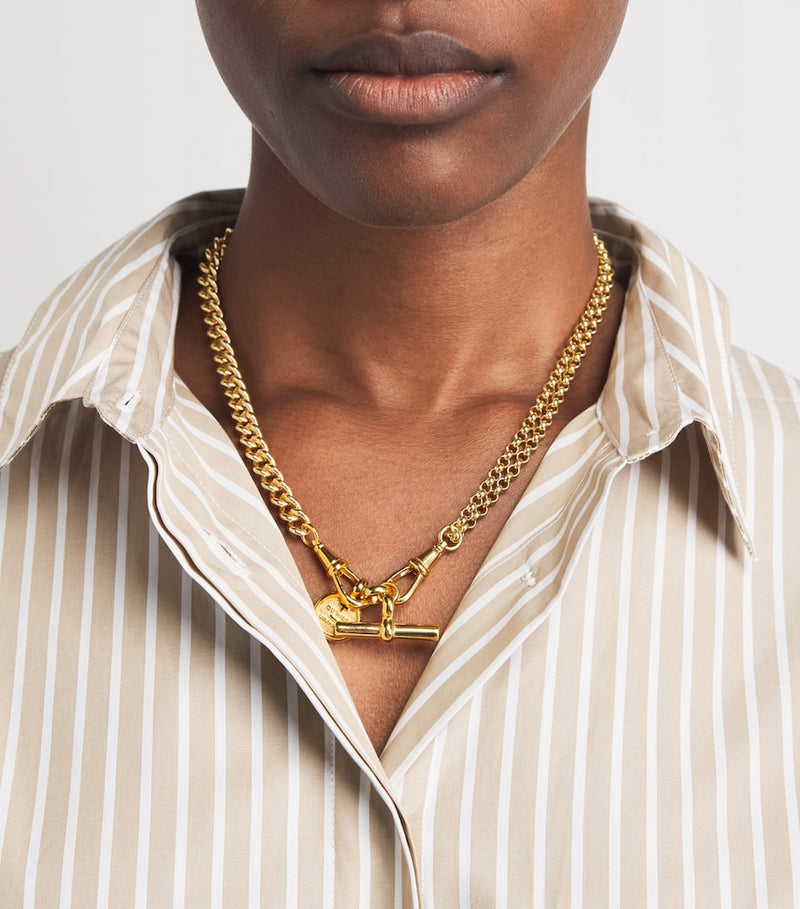 Tilly Sveaas Moi Toi gold-plated set necklace, imported from the UK