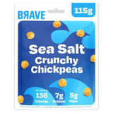 BRAVE Roasted Chickpeas Sea Salt Sharing 115g - McGrocer