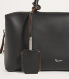 Max Mara leather satchel top-handle bag - British product