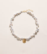 Harrods Hermina Athens Freshwater Pearl Shield Pendant Necklace- Buy online at McGrocer