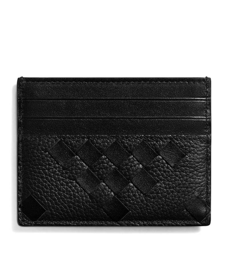 Bottega Veneta leather Intrecciato card holder - British product