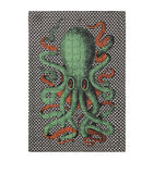 Fornasetti Silk Plaid Polipo Throw 140cm x 200cm - British product