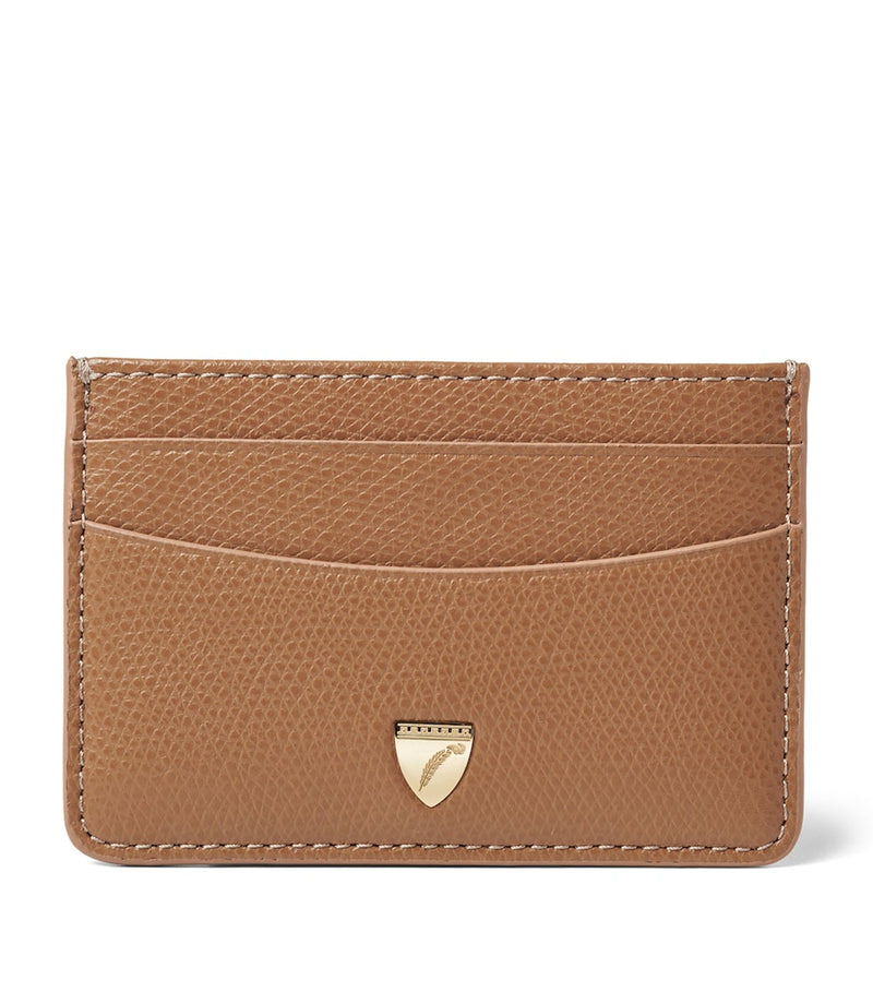 Aspinal of London leather logo card holder, imported from the UK